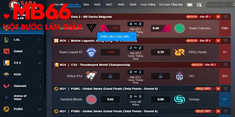 Lợi thế của sảnh Esport Việt Nam
